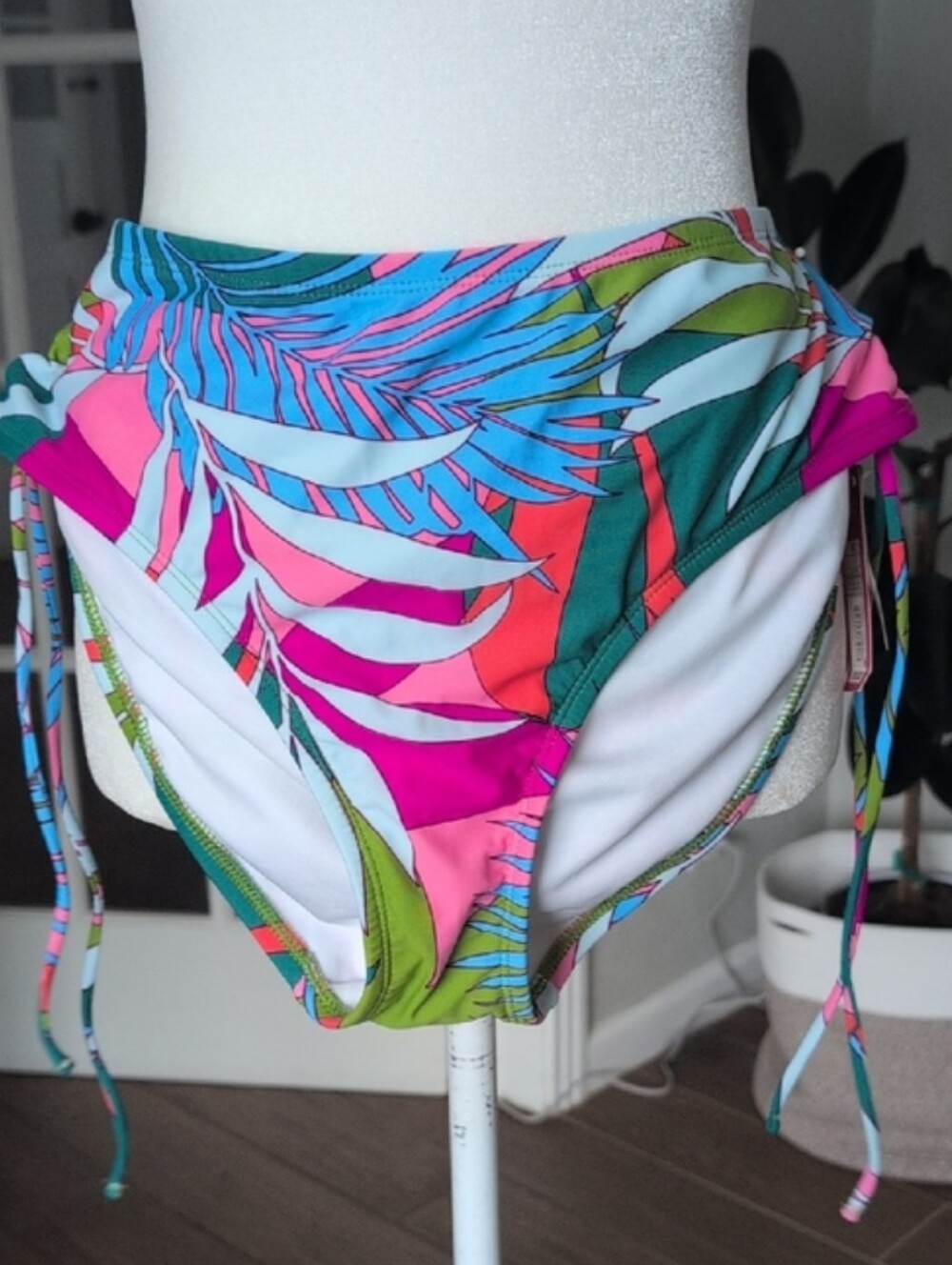 NWT Target Multicolor Bikini Hipster Bottoms- Bright Tropical Floral Print 3 X